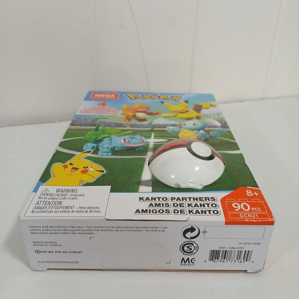 Mega Construx Pokemon Kanto Partners GCN21 Building Set‎ Kids Pikachu Charmander